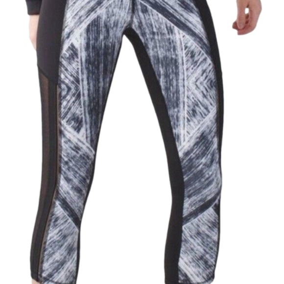 Lululemon Hot To Street crop Mesh Leggings - Picture 2 of 10